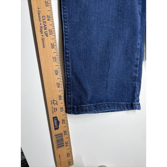 Levi's 502 Jeans Men 38 x 34 All Seasons Tech Dark Wash Straight High Rise Pant - Picture 13 of 15
